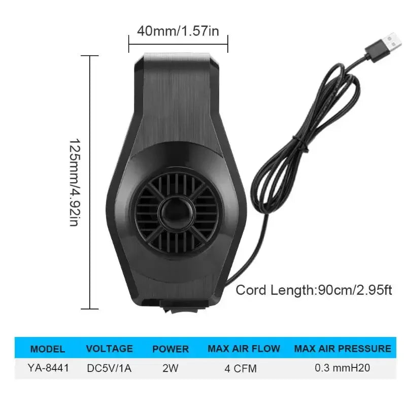 Mini USB Aquarium Cooling Fan - Powerful Waterproof Quiet Speed Control for Fish Tank Shrimp Plant Tank Heat Dissipation Oasis Select