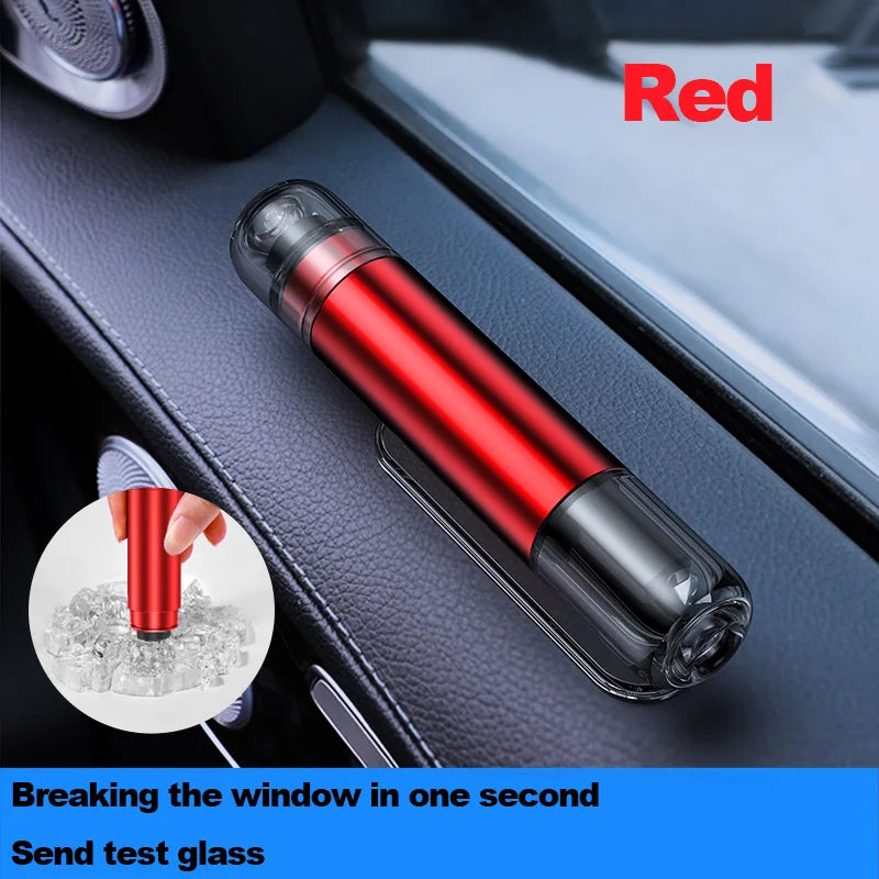 2-in-1 Car Window Breaker & Seatbelt Cutter Emergency Tool