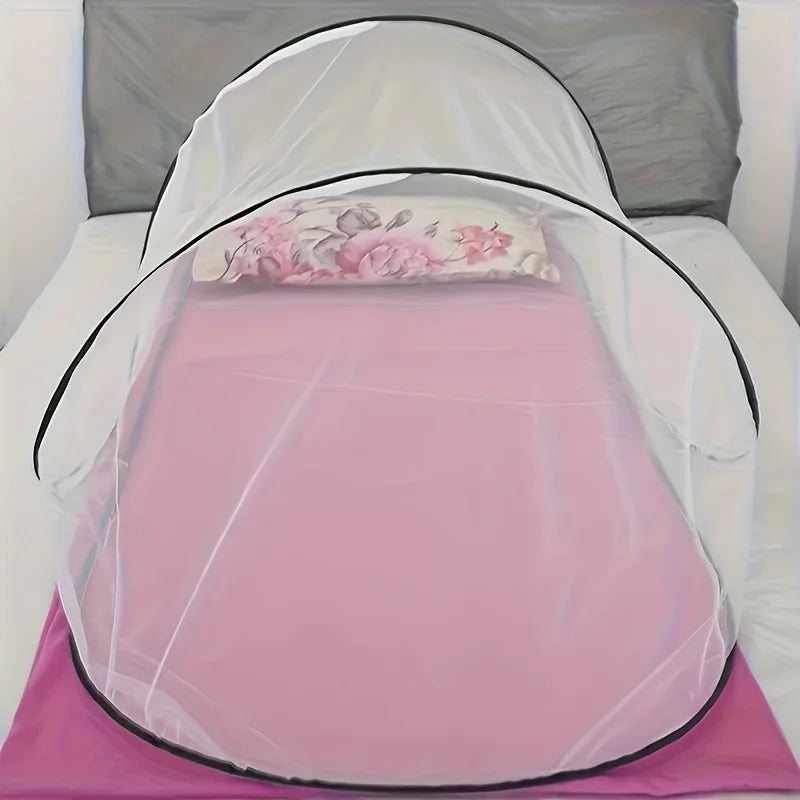 1pc Portable Foldable Outdoor Camping Mesh Mosquito Net - Ultra-Lightweight, Compact, Easy Setup, Breathable, Anti-Mosquito Oasis Select