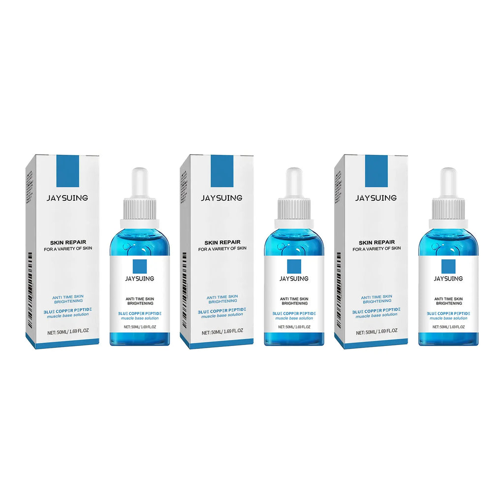 Blue Copper Peptide Face Serum – Hydrate, Firm & Brighten Face Serum Oasis Select 3x50ml boxed