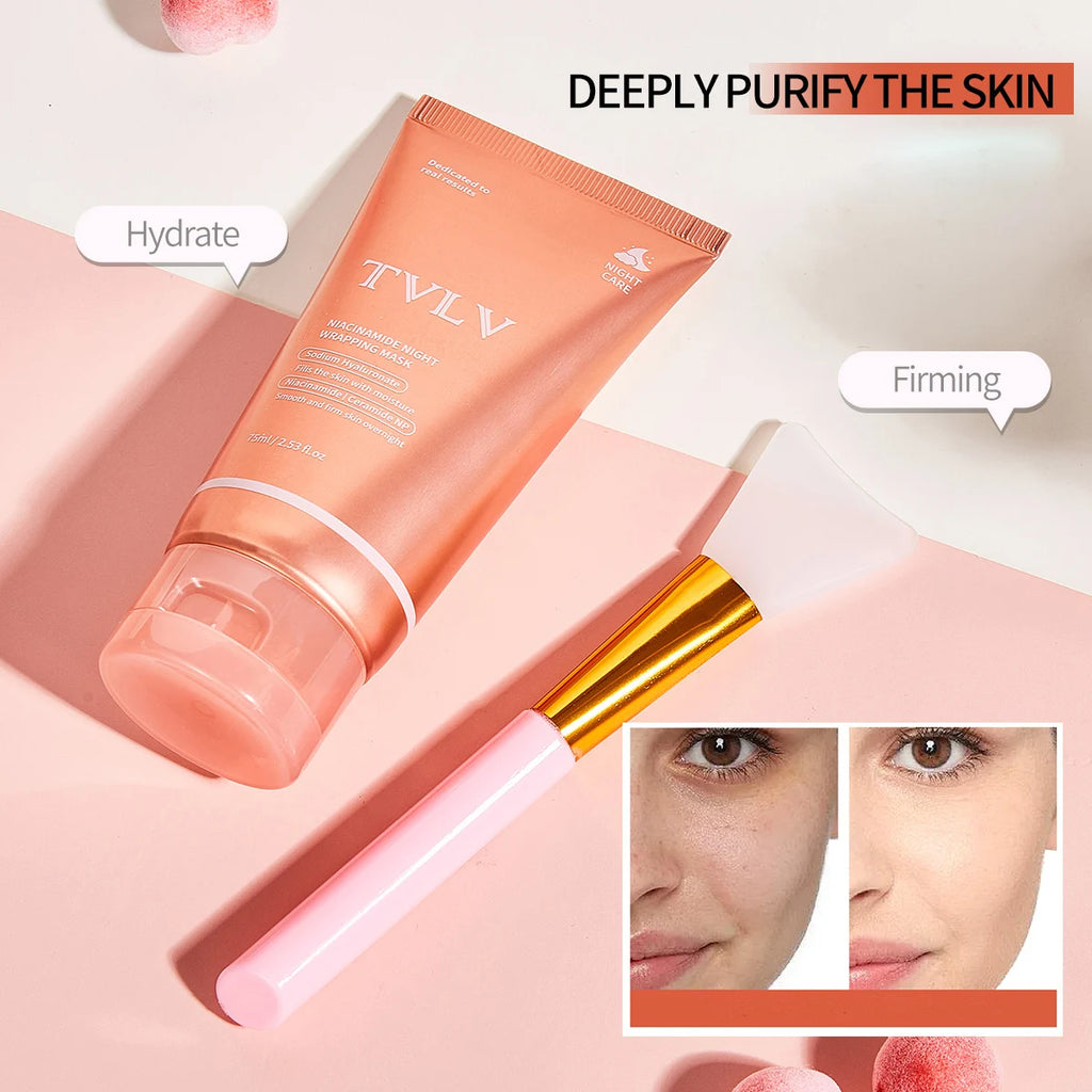 Nicotinamide Peel-Off Facial Mask – Deep Moisturizing Night Care Peel-Off Face Mask Oasis Select