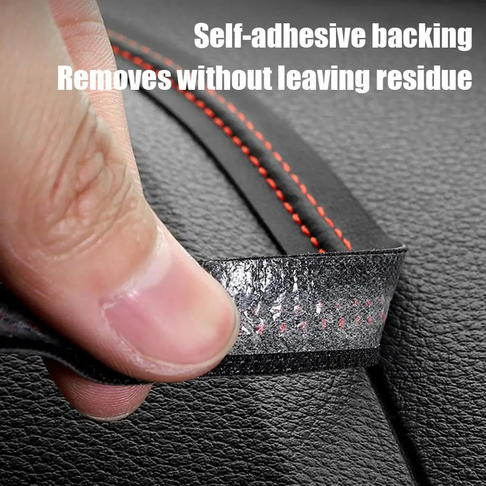 Car PU Leather Trim Strips – Dashboard & Console Decoration