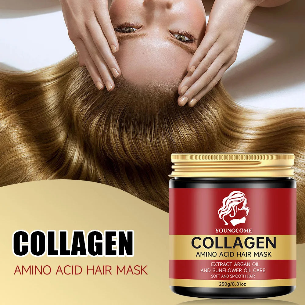 Collagen Keratin Hair Mask 250g – Smooth, Moisturize & Revitalize