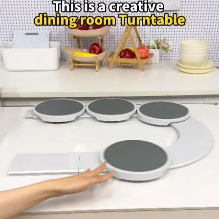 TheLazy Susan Revolution Table Rotating Meal Tray Portable Rotating Tray Oasis Select