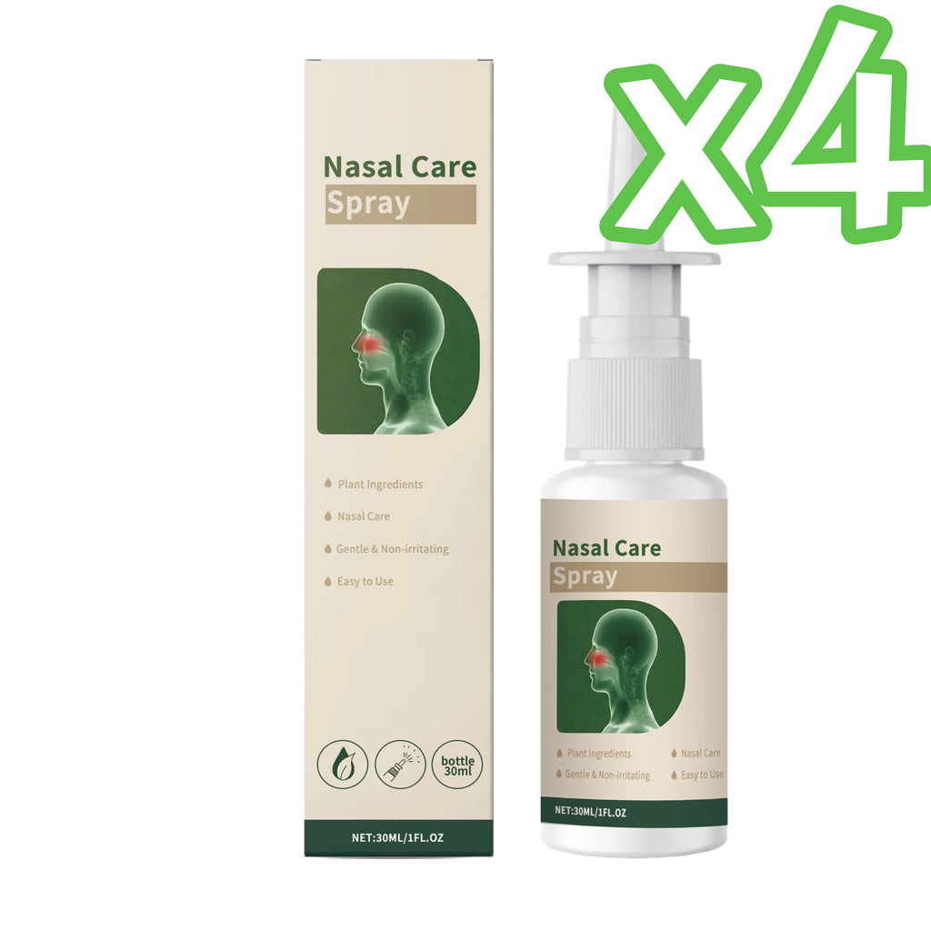 Nasal Cleaning Spray Relieve Nasal Cavity Congestion Soothing Mucosa Remove Pollution Dirt Plant Formula Cleanse Nose Care Tool Oasis Select 30ml boxed x 4pcs