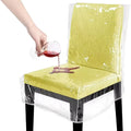 New Transparent Chair Cover Anti Scratch PVC Dining Chair Slipcover Waterproof Chair Dustproof Covers for Home Dining Room Oasis Select 1pc