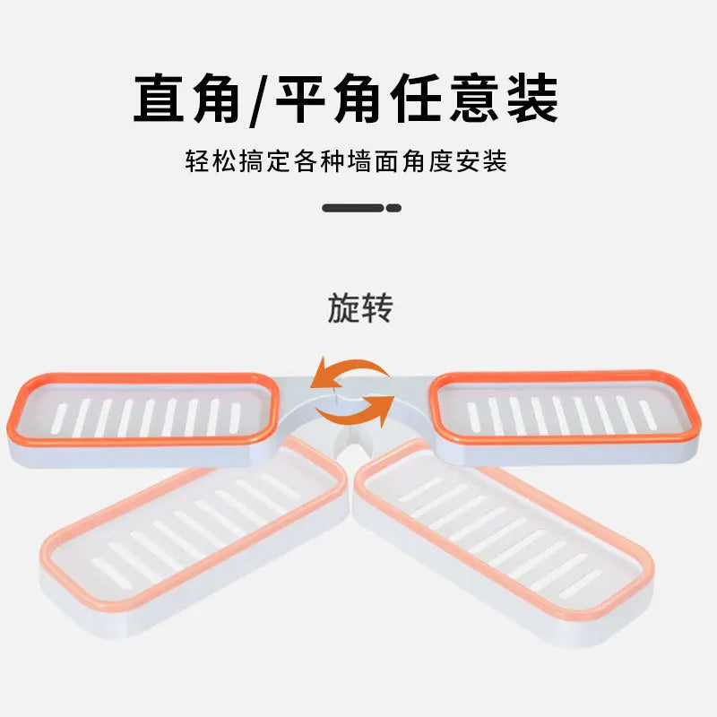 Toilet bathroom storage rack foldable countertop bathroom non perforated soap storage rack closet organizer Oasis Select
