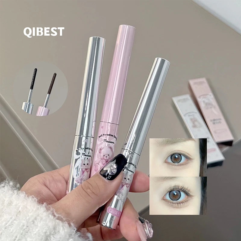 QiBest Waterproof Lengthening Mascara | Silk Fiber, No Clump