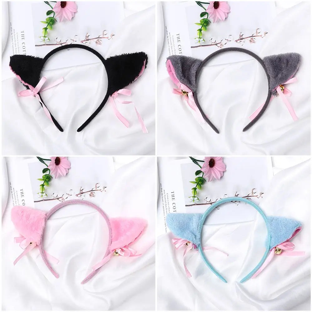 Lovely Club Bar Anime Cosplay Small bell Cat Ear Head Band Hair Accessories Cartoon Hair Band Oasis Select