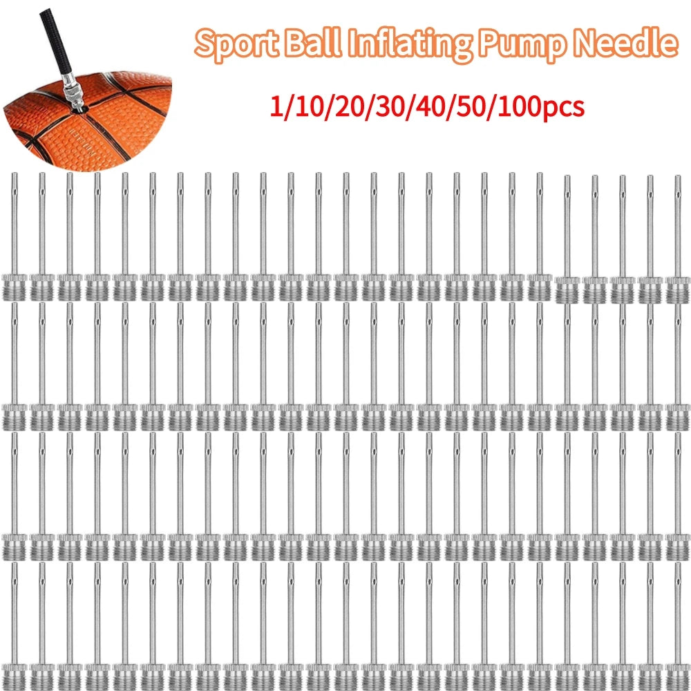 1-100Pcs Inflatable Needles Basketball Soccer Volleyball Inflatable Needles Balls Universal Needles Pump Accessories Oasis Select