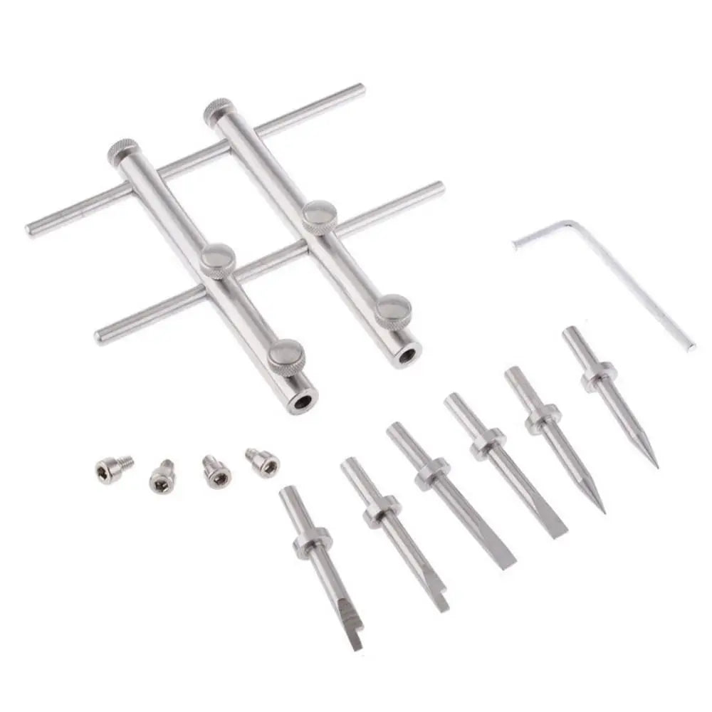 Camera Lens Openning Repairing Tool Kit 10-100mm Lens Repair Set with 3 Tips 6 Screws 2 Hexagon Wrench for DSLR Camera Oasis Select Bundle1