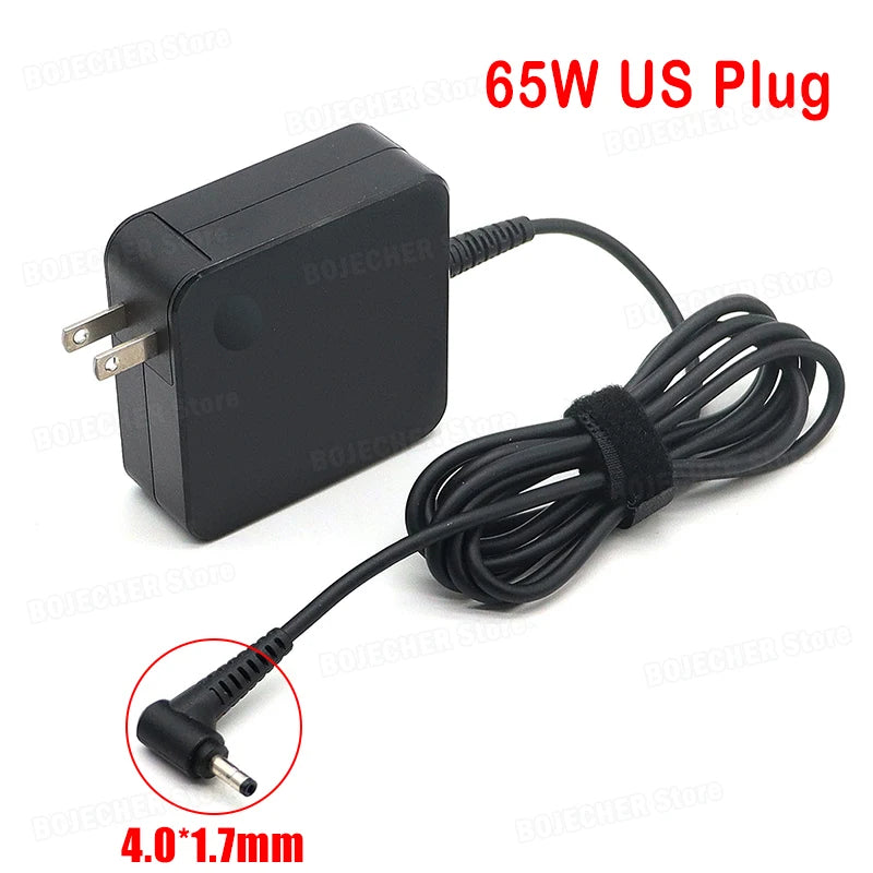 65W 20V 3.25A TYPE C 4.0*1.7mm Laptop Power Supply Adapters For Lenovo ThinkPad Hp Yoga Dell ASUS XiaoXin 310 45W Laptop Charger Oasis Select 4.0x1.7mm-US