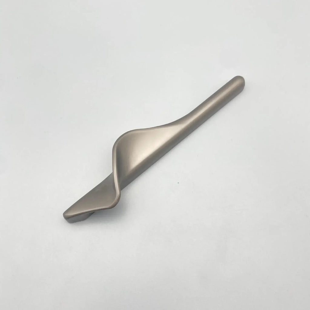 New Zinc Alloy Light Gold Gray Cabinet Door Drawer Handle Cabinet Door Handle Oasis Select 96MM pitch - gray