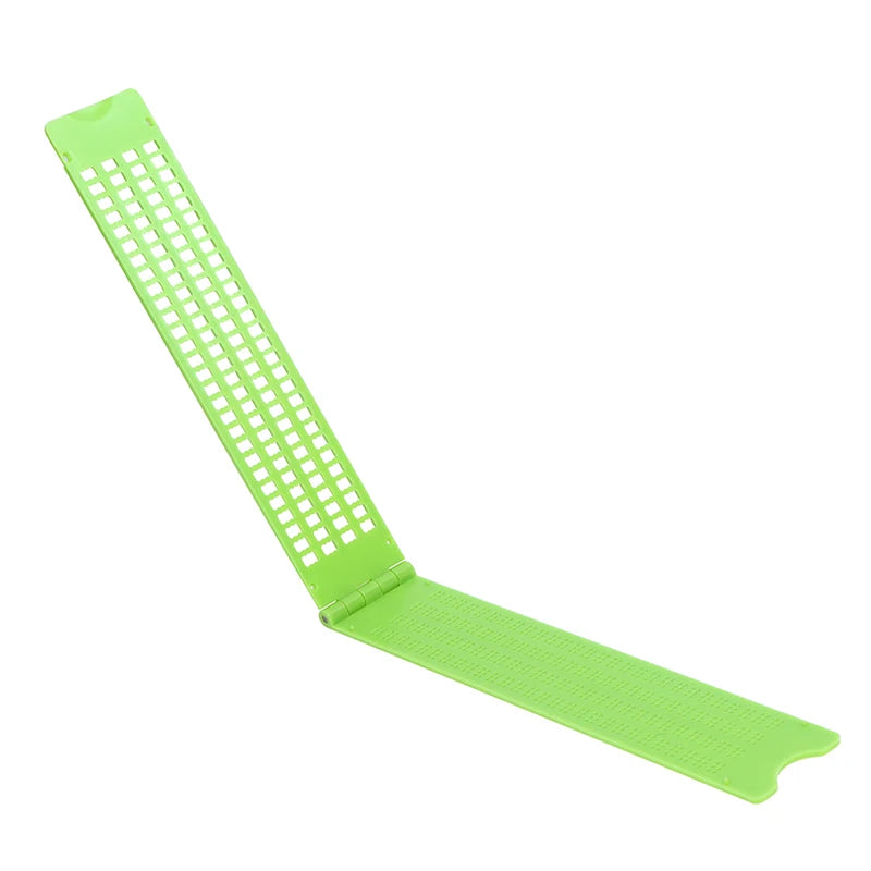 New Sale Plastic Braille Writing Slate School Portable Practical With Stylus Practice Oasis Select