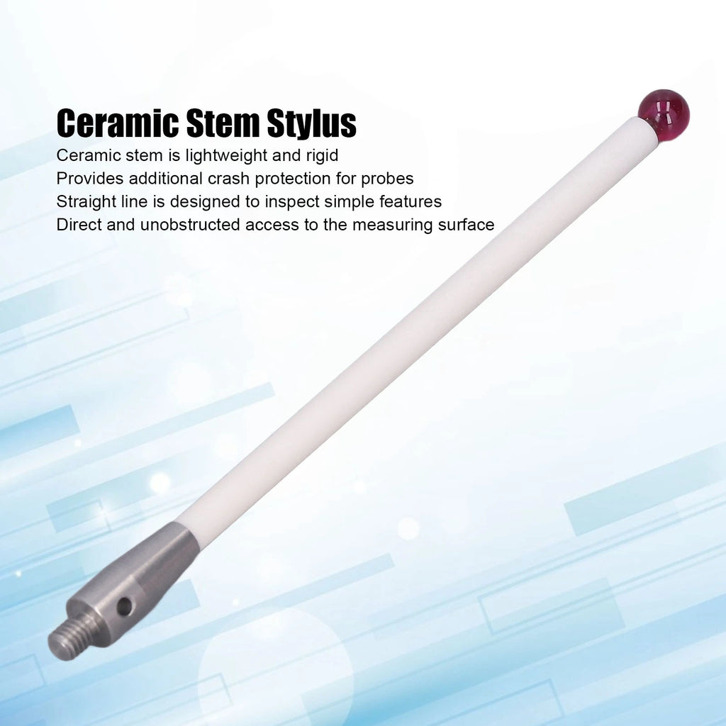 A‑5000‑3712 CMM Probe Ball Tip Ceramic Stem Machine Tool Probe Needle M4 Thread Machine Tool Probe Needle Oasis Select