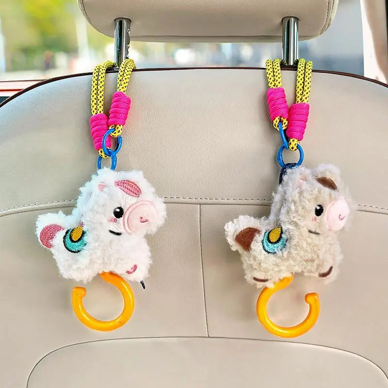 Car Backseat Organizer Cute Cartoon Car Seat Back Hooks Storage Holder Creative Car Accessories Interior Oasis Select