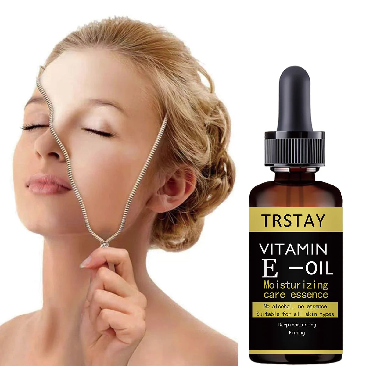 TRSTAY Vitamin E Facial Essence – Moisturizing & Brightening