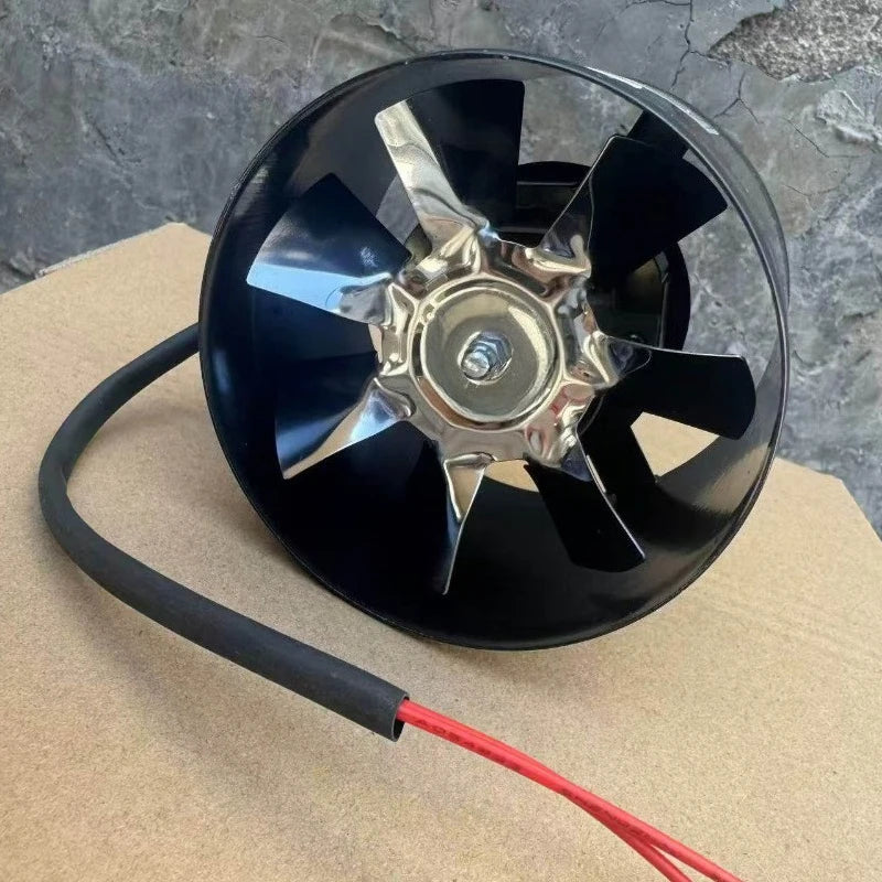 4 Inch Fan Air Ventilator For Home Kitchen Metal Pipe Ventilation Exhaust Mini Extractor Bathroom Toilet Wall Duct Oasis Select