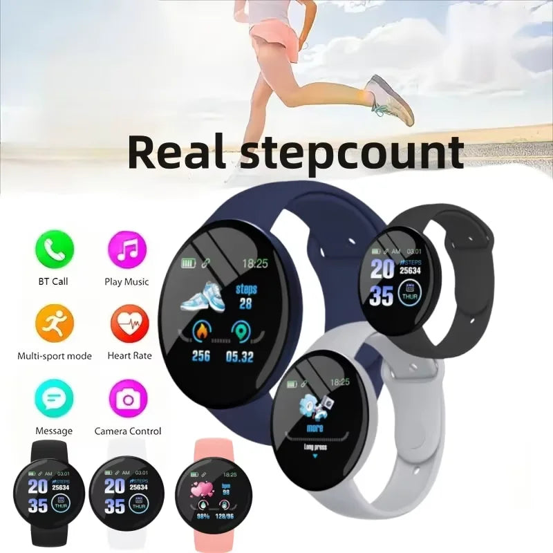 D18 Smart Bracelet – Heart Rate, Sleep & Fitness Tracker Watch