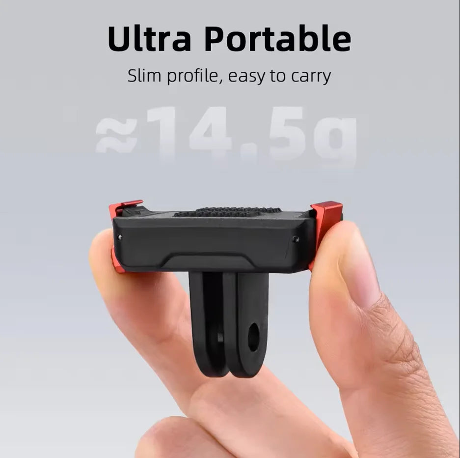 Quick-Release Mount for DJI Osmo Action 6 & Nano | Dual Claw