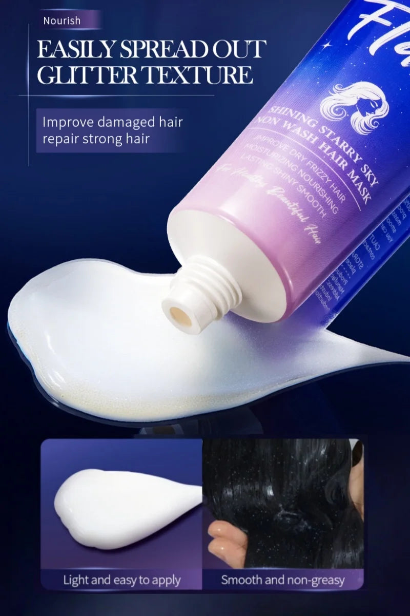 SADOER Starry Sky Leave-In Hair Mask 80g | Deep Moisture Leave-In Hair Mask Oasis Select