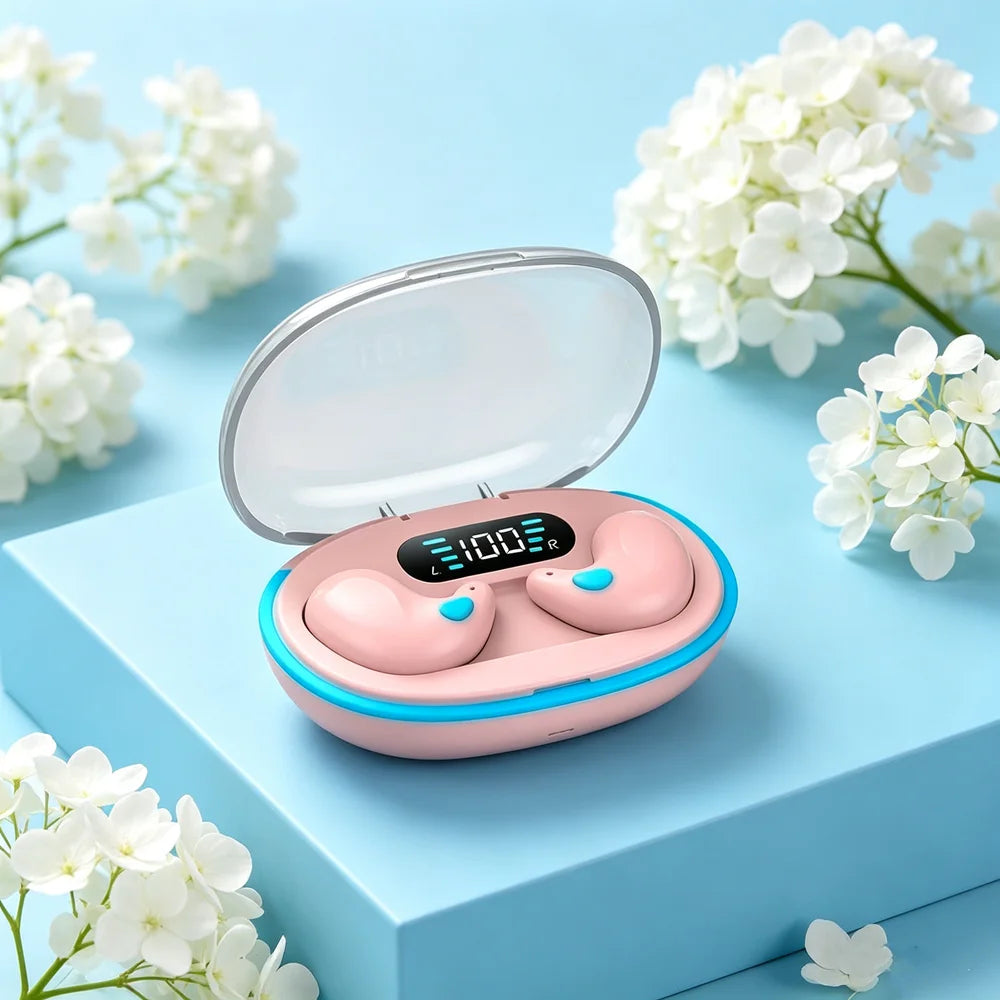 X55 Wireless Earphones Headphones Noise Reduction Sport Game Sleep Bluetooth Earbuds HIFI Stereo Music Headset Oasis Select
