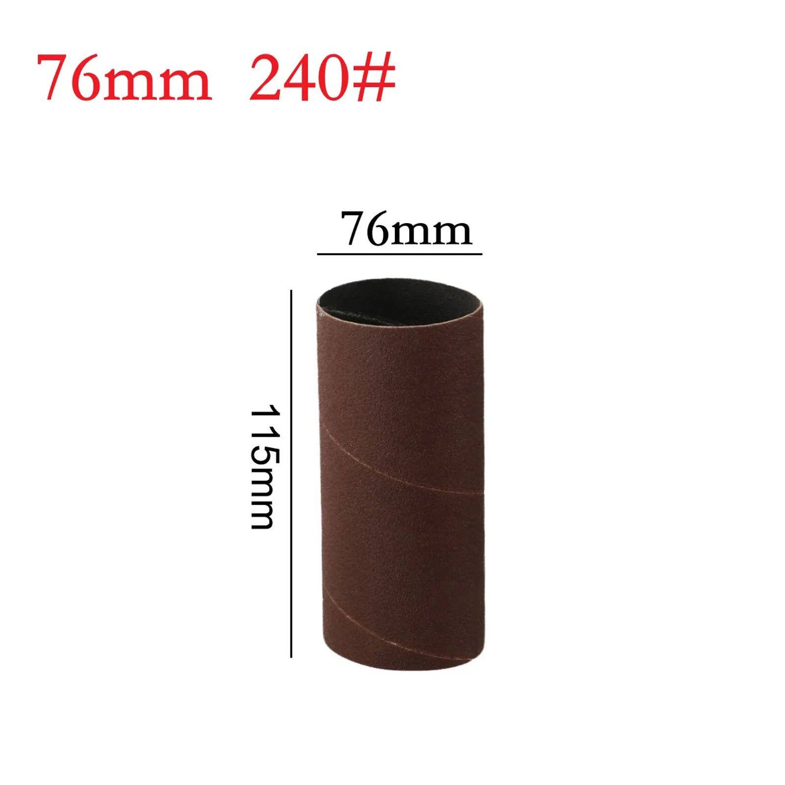 115mm Sanding Drum Sleeves Sanding Paper Drum Polishing Tools 80/150/240 Grit Sandpaper For Metal Woodworking Polishing Oasis Select 51mm 240Grit