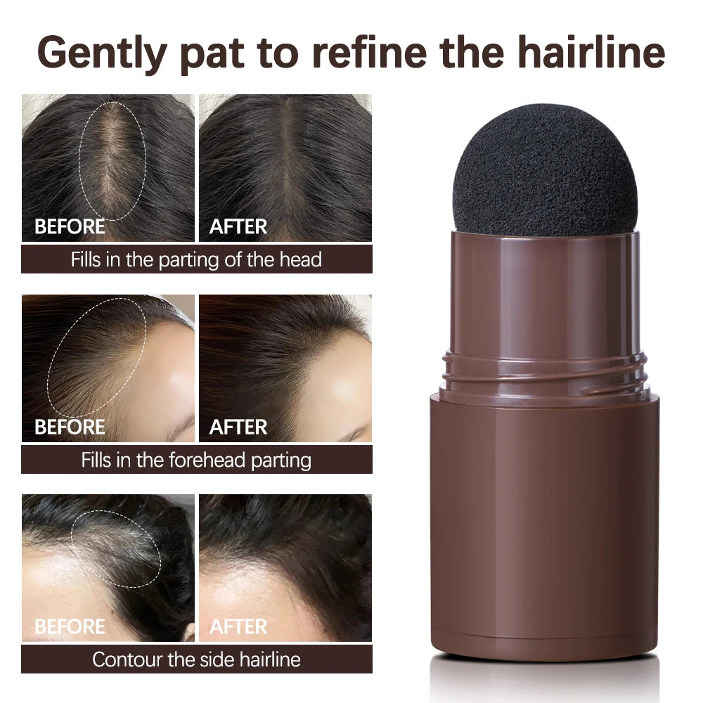 Hairline Shadow Powder Waterproof Sweat-proof Hairline Root Cover Up Filling Hair Natural Black Brown Eyebrows Contour Stick Oasis Select