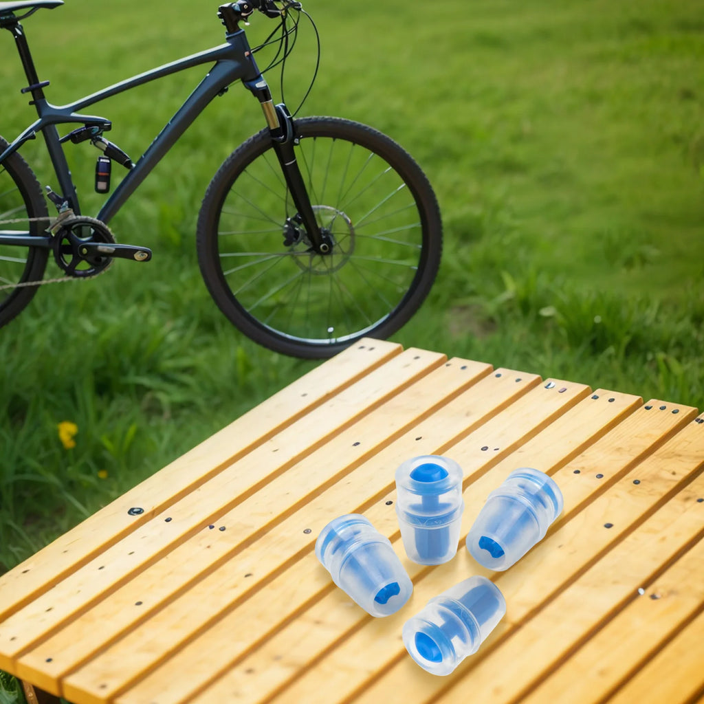 4pcs Silicone Bite Outdoor Cycling Running Water Bag Soft Water Bottle Silicone Replacement Bite Mouthpiece Suction Accessories Oasis Select
