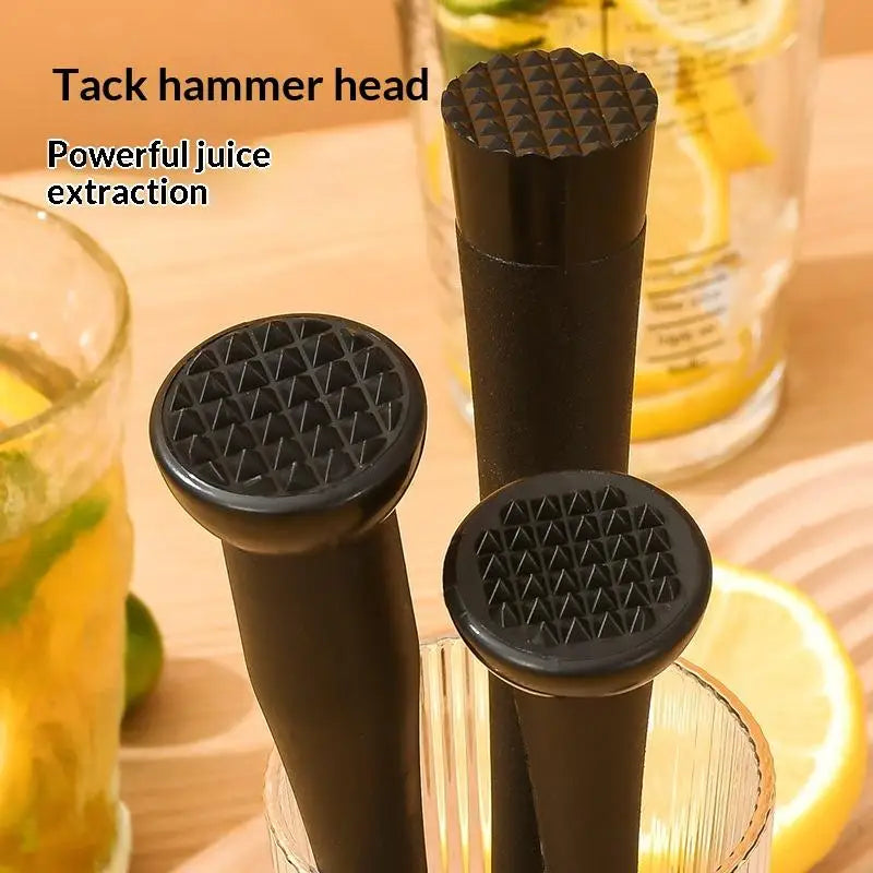 1 Pcs PP Cocktail Muddler with Grooved Nylon Tip, Bar Tool for Mashing Mixing Homemade Drinks Mojito Oasis Select
