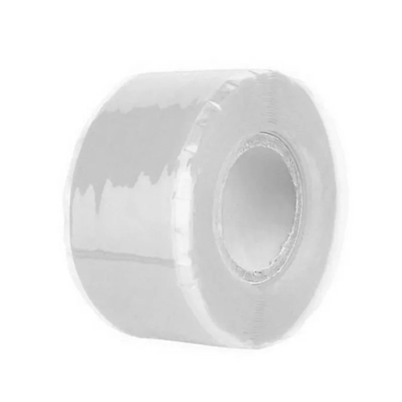 1/3pcs Super Strong Fiber Waterproof Tape Stop Leaks Seal Repair Tape Performance Self Fix Tape Adhesive Sealing Tape 1.5m New Oasis Select 25mm white 1.5m