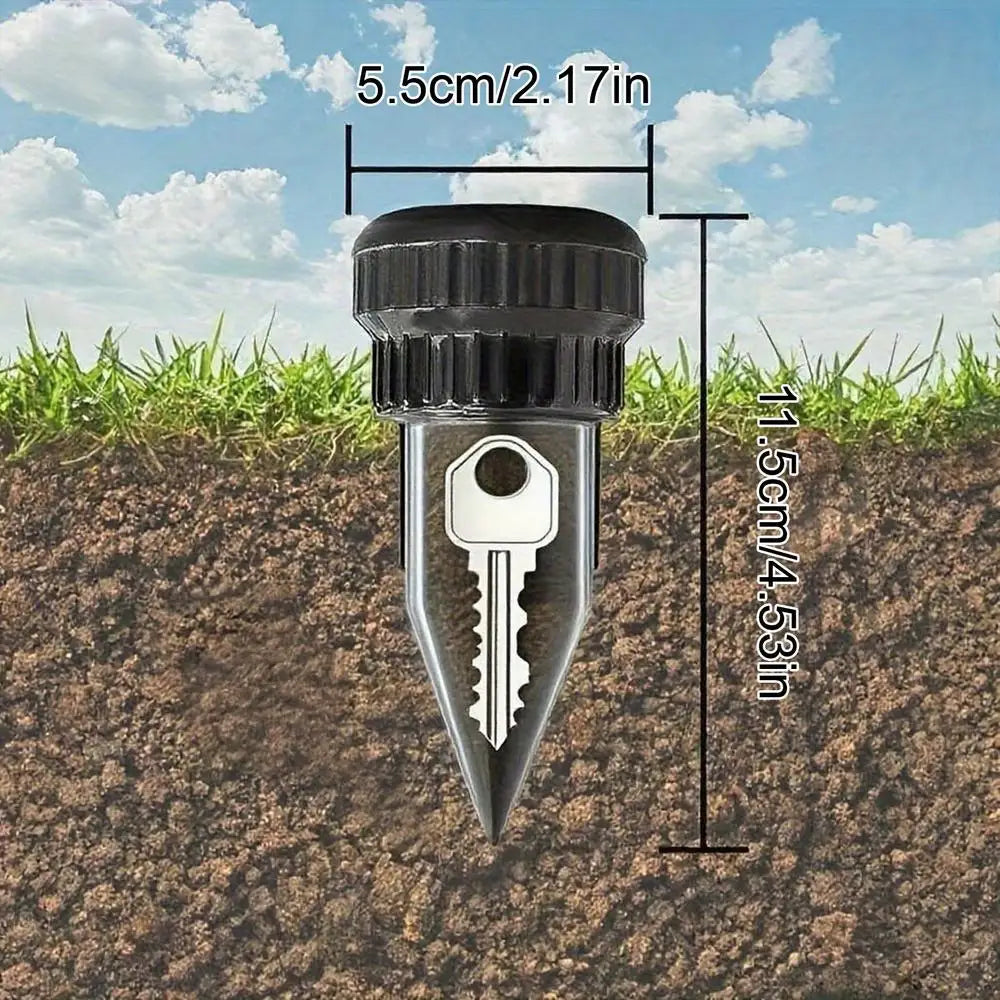 Key Hider Hider a Key Outside Safe Waterproof Storage Holder for Family Garage Home Travel House Dorm Beach Treasure Hunt Oasis Select Black