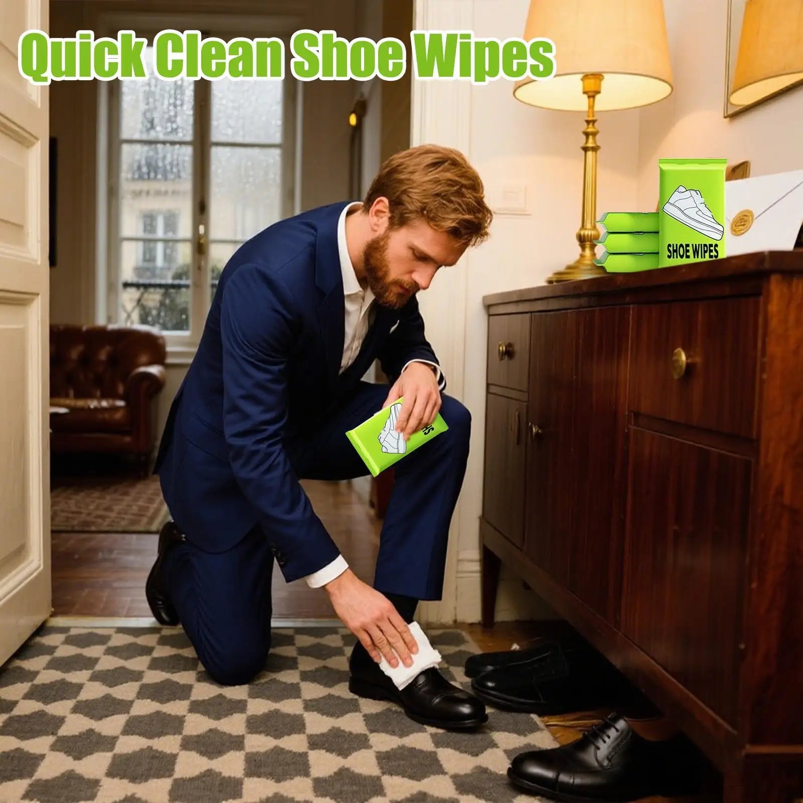 Sneakers Cleaning Wipes Portable Cleaning Wipes for Sneaker Portable Shoe Cleaners for Rental Home Apartment Restaurant Hotel Oasis Select