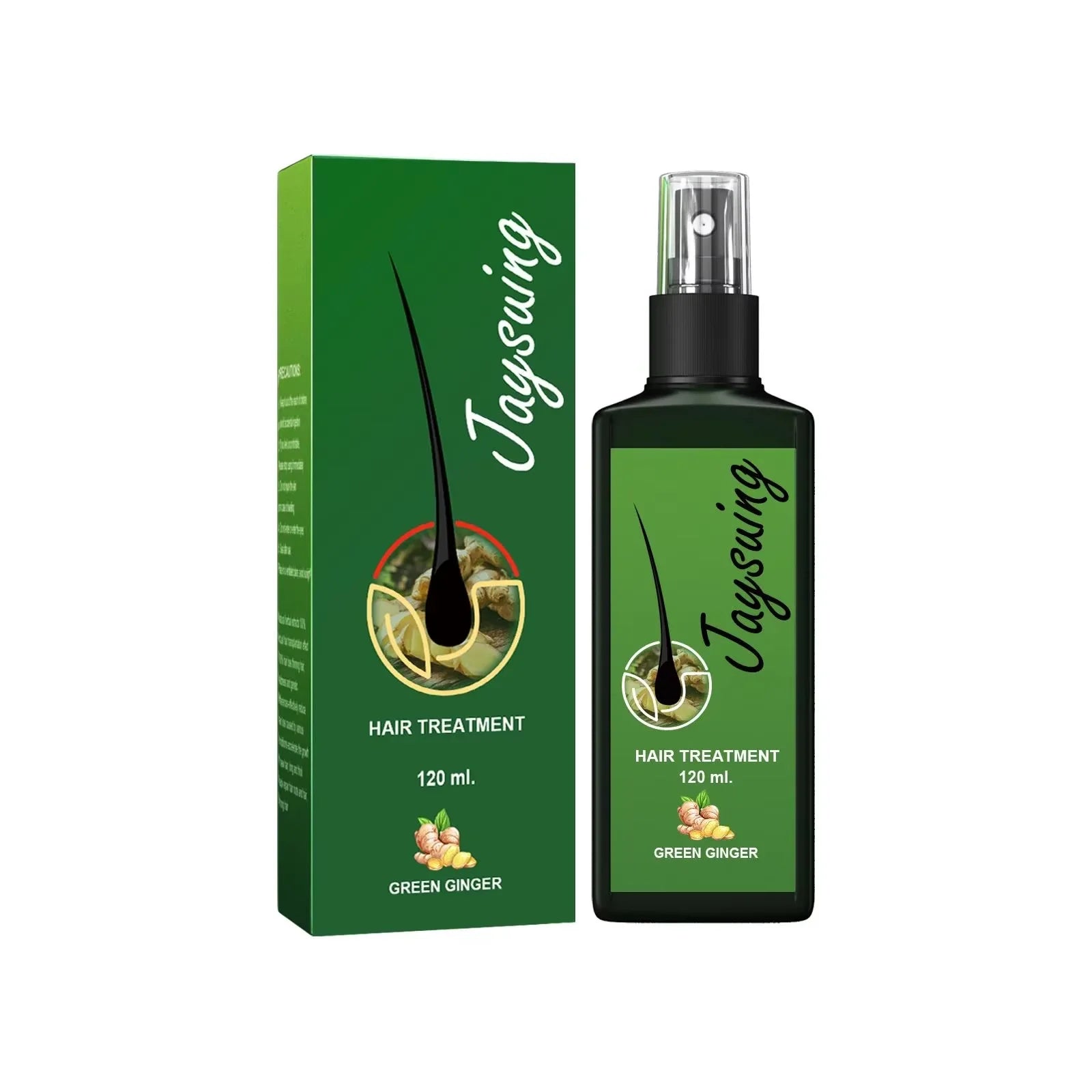 Jaysuing Ginger Hair Growth Spray – Anti Hair Loss Serum Hair Growth Serum Oasis Select 120ml