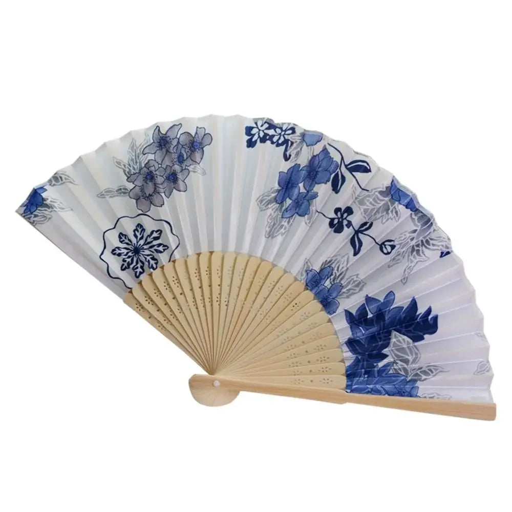Colorful Bamboo Folding Fan – Wedding Gift & Photo Prop Decorative Folding Fan Oasis Select H