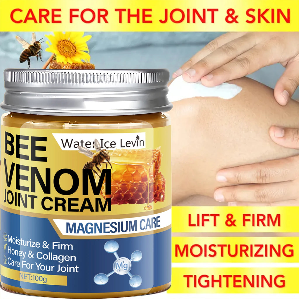 Bee Venom Joint Cream – Magnesium & Honey | Firms & Moisturizes Joint Body Cream Oasis Select