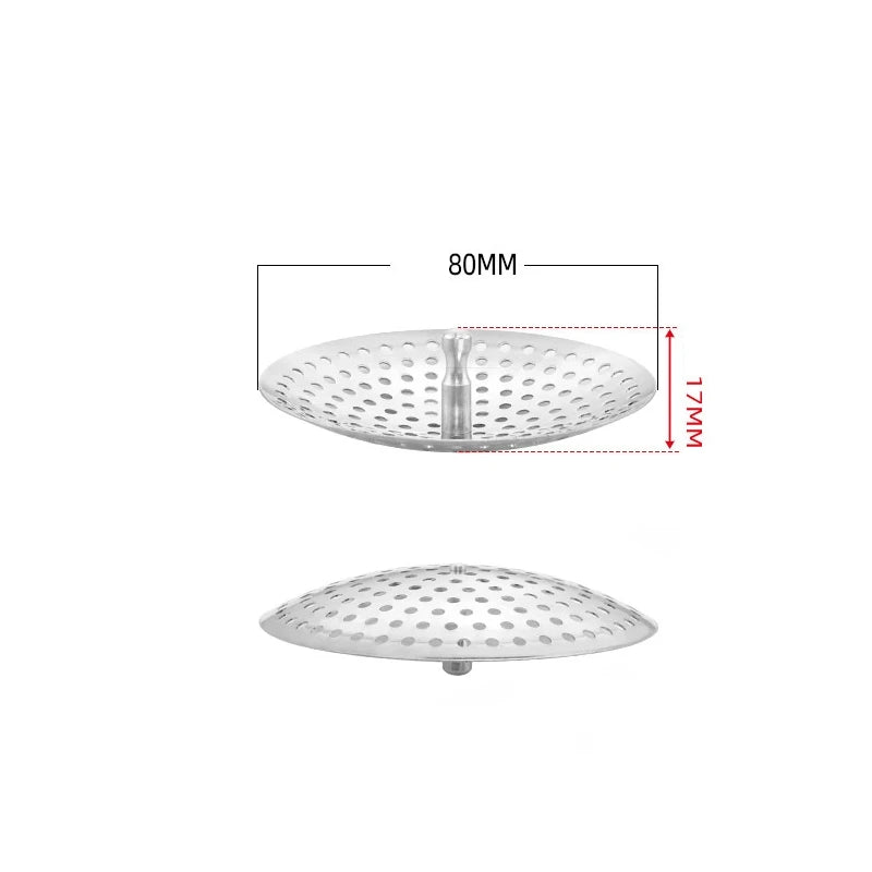 Kitchen Sink Strainer Stopper Stainless Steel Replacement Drain Filter Bathtub Hair Catcher Waste Hole Trap Bathroom Accessories Oasis Select