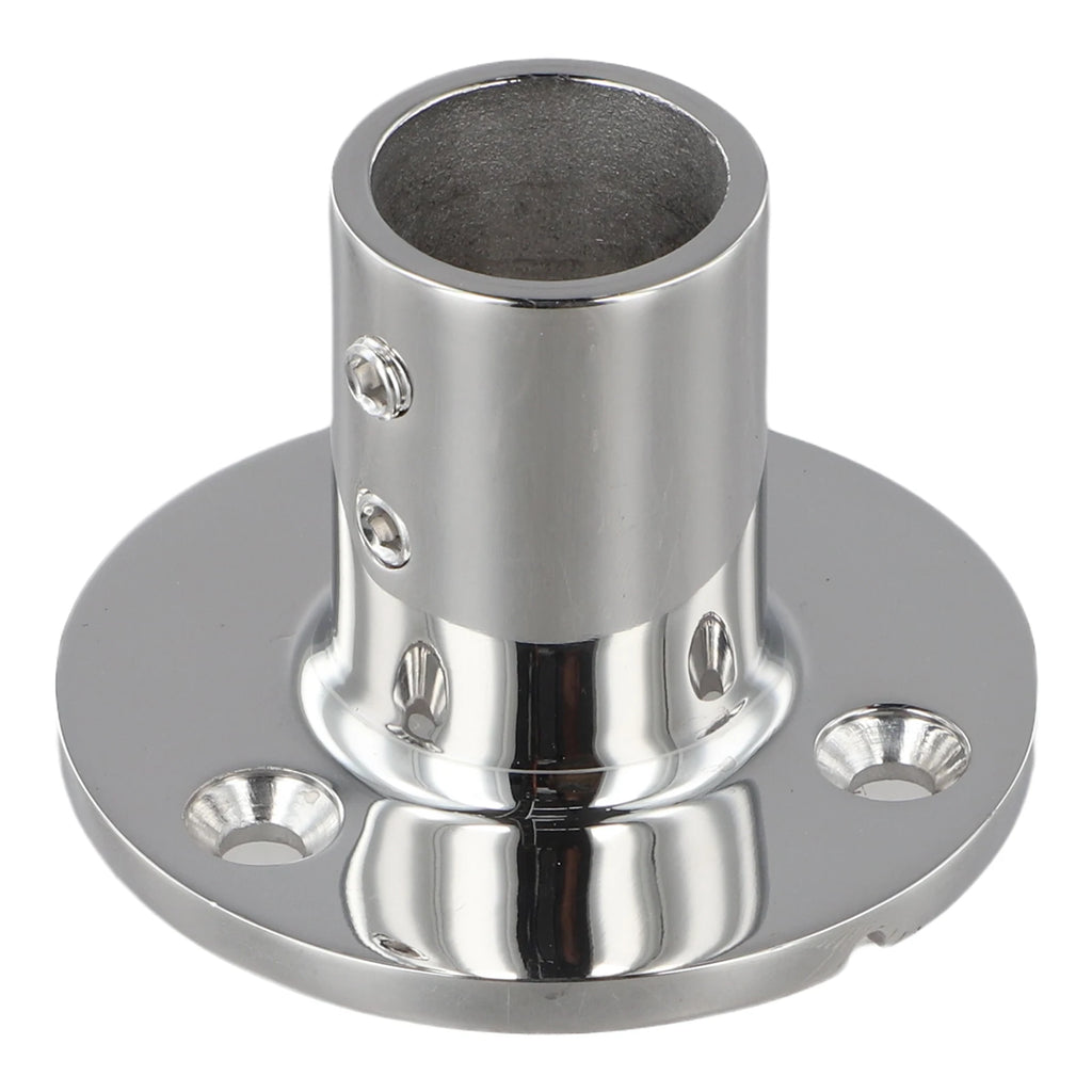 316 Stainless Steel Boat Handrail Base for Yacht Railing Fits 7/8 or 1 Tubes Designed for Harsh Marine Environments Oasis Select 22mm