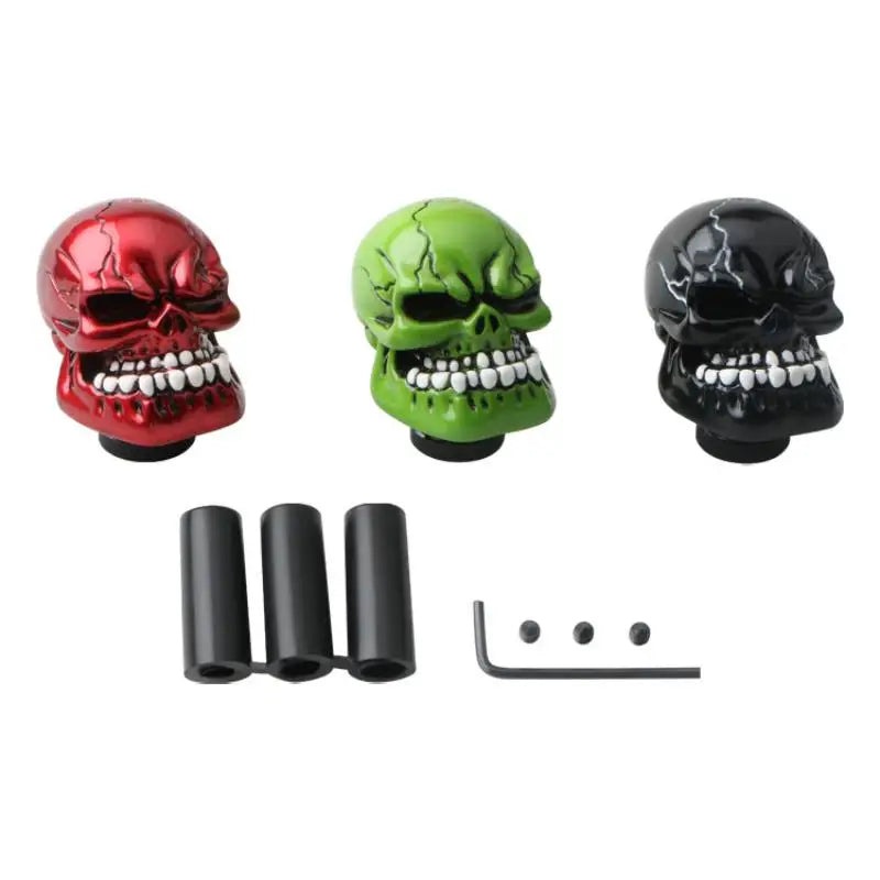 Universal Skull Gear Shift Knob; Essential Upgrade for Manual Transmission Lever Car Modification Oasis Select