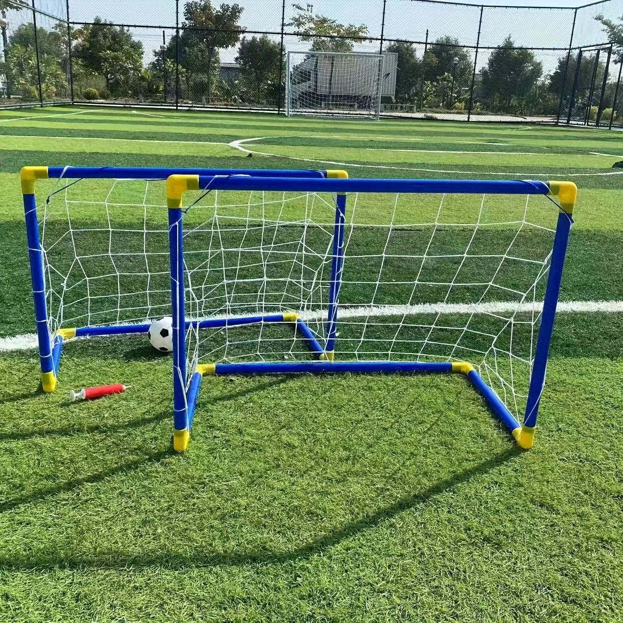 Assembled Foldable Soccer Goal Set, Portable Sports Toy, Suitable for Indoor/outdoor Activities, Children's Gift Football Oasis Select