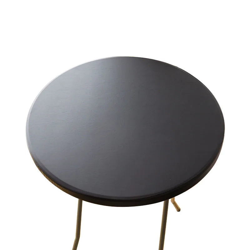 Elastic Round Table Cover Waterproof and Oil Resistant All Inclusive Desktop Cover Household Outdoor No Wash Elastic Band Oasis Select