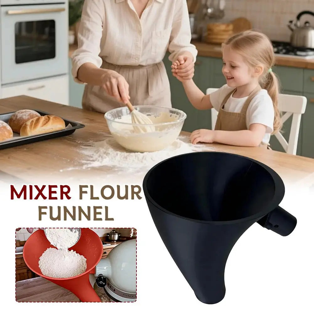 For Artisan Ksm150 5 Enables Guided Pouring Easy Pouring Design Flour Funnel - Prevents Spills & Messes, Kitchen Aid Funnel Tool Oasis Select