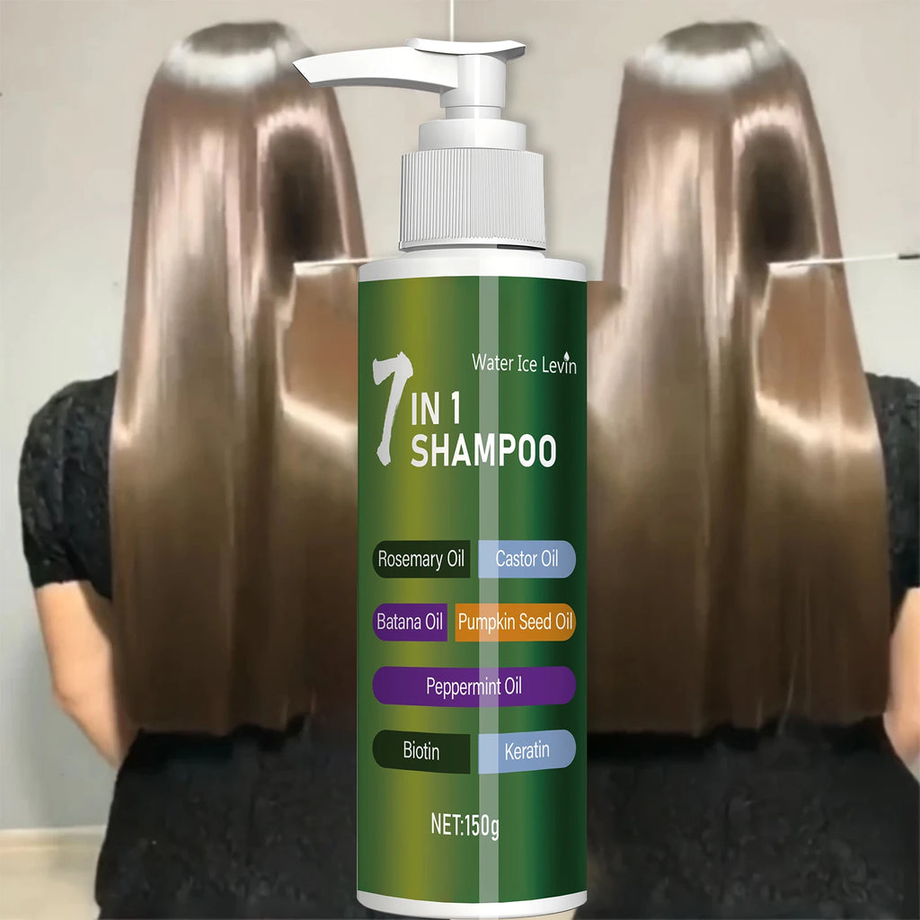 7-in-1 Rosemary, Batana & Castor Oil Shampoo – All Hair Types Moisturizing Shampoo Oasis Select