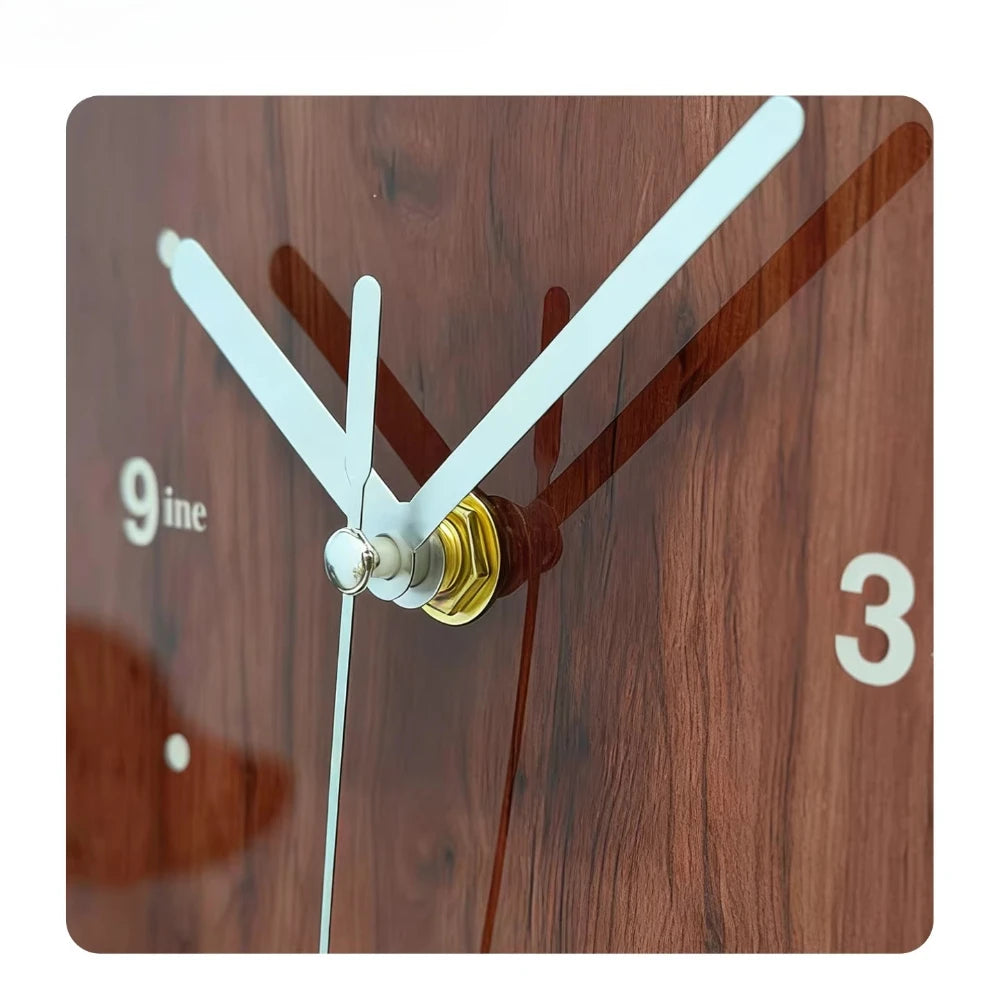 Vintage Optical Axis Clock Mid-Century Modern Desktop Ornament Viral Creative Gift Luxury Living Room Table Clock Oasis Select
