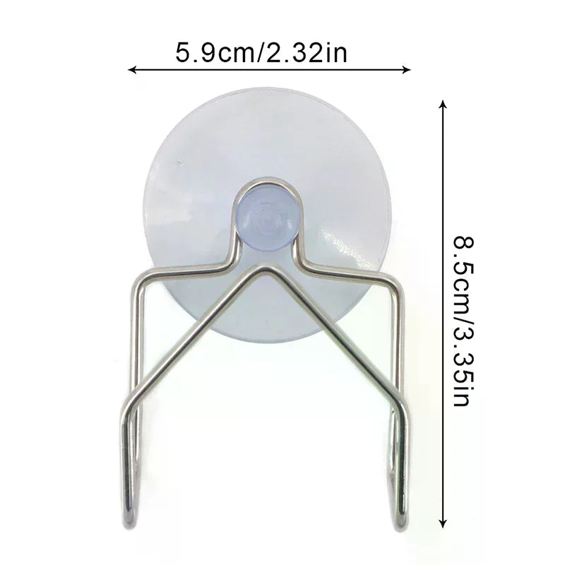 Stainless Steel Suction Cup Drain Rack Sponge Holder Brush Soap Dishwashing Liquid Drainer Kitchen Sundries Organizers Oasis Select Default Title
