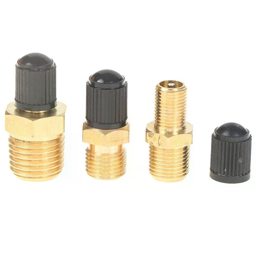 1/4 NPT 1/8 NPT M10*1 Automobile Tire Valve Core Motorcycle Tubeless Tire Screw Valve Tire Pressure Monitoring Tire Copper Valv Oasis Select