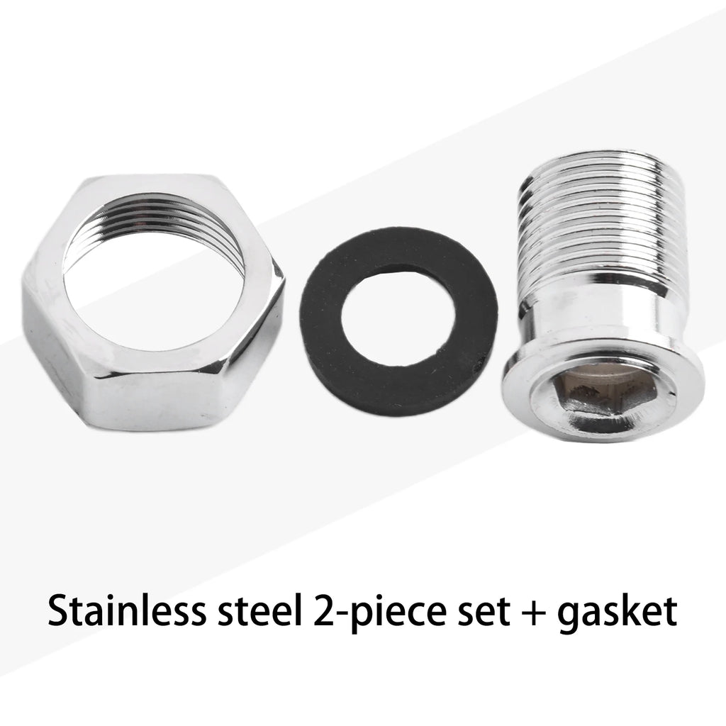 3/4" 1/2" Female To Male Thread 304 Stainless Steel Pipe Connector Union Radiator Valve Tail Bathroom Shower Accessories Oasis Select