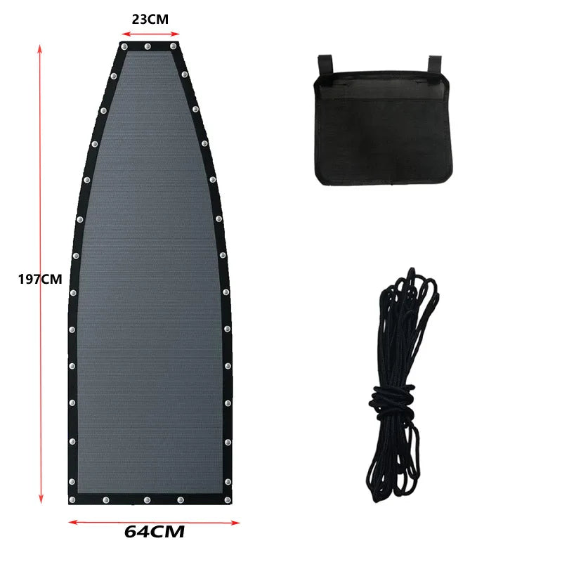 Black Replacement Seat Cloth For Textilene Hanging Swing Chair - 64x197x23CM Garden Swing Replacement Waterproof Dustproof Oasis Select