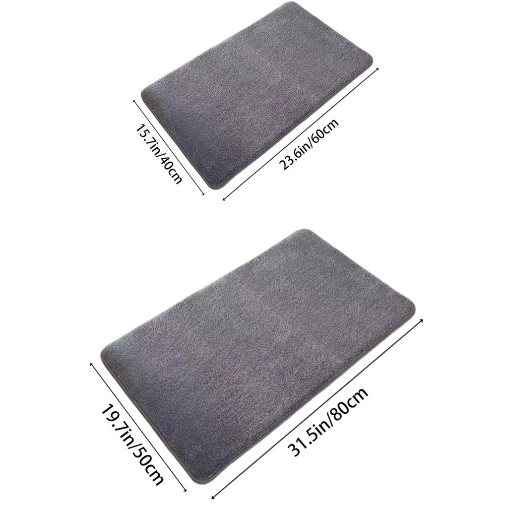 Super Absorbent Floor Mat, Super Absorbent Bath Mat, Super Anti-Slip Coral Velvet Bathroom Floor Mat, Door Mat Oasis Select