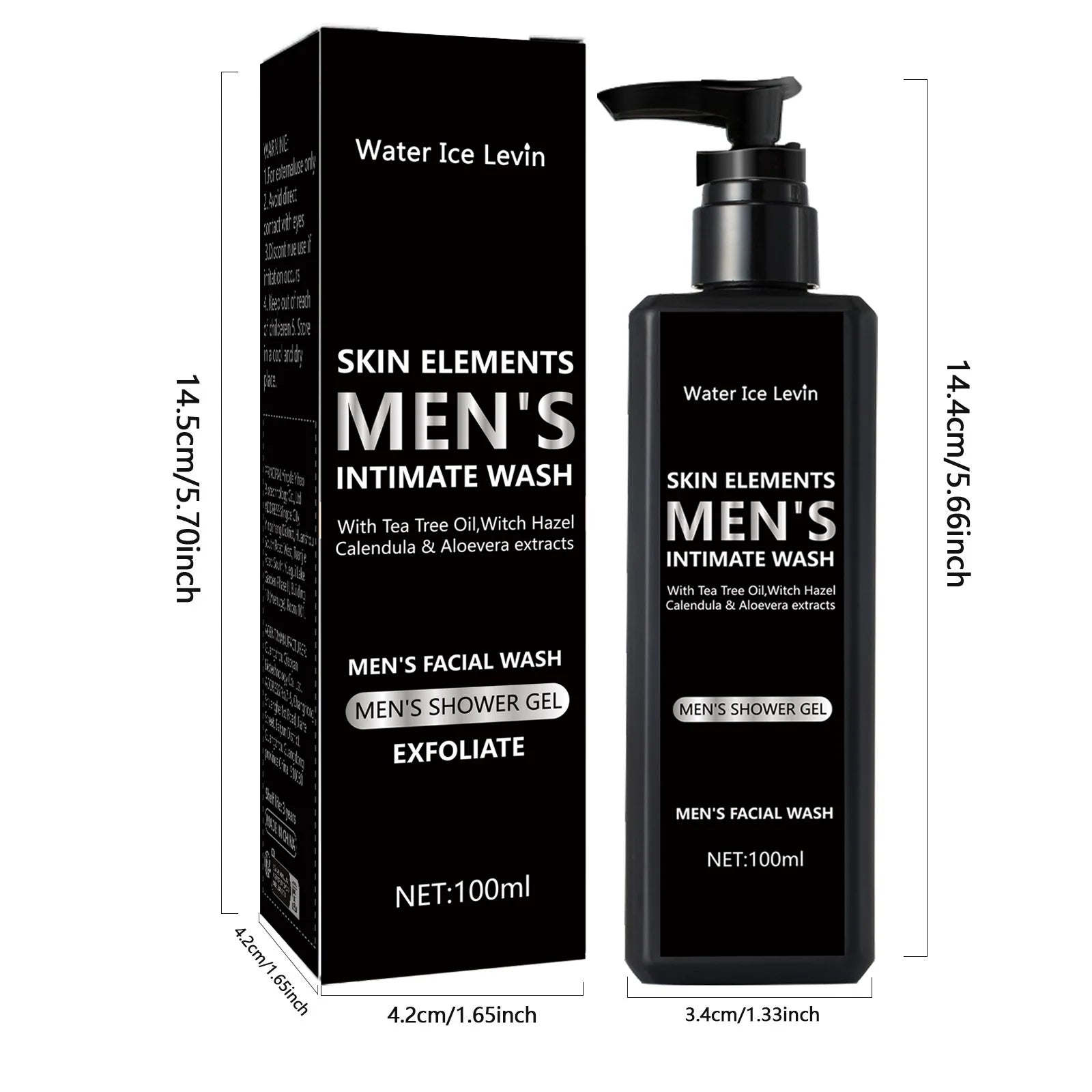 100ML men's facial cleanser for daily cleansing and bathing, suitable for oily skin, soothing, purifying and cleaning Oasis Select